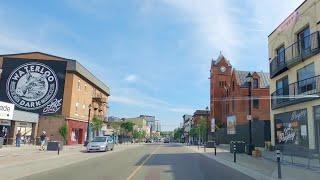 WATERLOO City Walks 4K Downtown Main Street