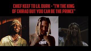 Chief Keef To Lil Durk - "I'm The King Of Chiraq But You Can Be The Prince|Los Munna Mad At Lil Durk