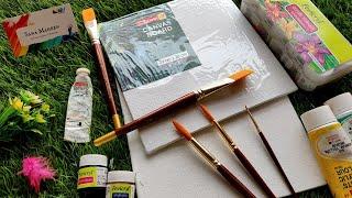 Basic art supplies for Beginners | How to Pick right painting material | Art Supplies Haul