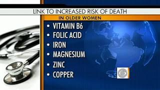 The Early Show - Supplements linked to higher death risk