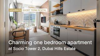 Charming one bedroom apartment at Socio Tower 2, Dubai Hills Estate | Holiday Homes