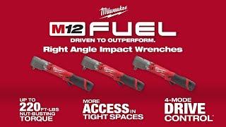 Milwaukee® M12 FUEL™ Right Angle Impact Wrenches