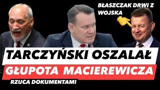 TARCZYŃSKI WPADŁ W SZAŁ – MACIEREWICZ ATAKUJE NIEMCY️PODŁY BŁASZCZAK DRWI Z ARMII I CHAM W STUDIO