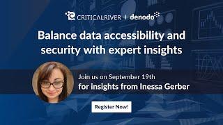 Balance data accessibility and security with expert insights from Inessa Gerber on September 19th