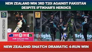 NEW ZEALAND WIN 3RD T20i AGAINST PAKISTAN DESPITE IFTIKHAR'S HEROICS | Goonj Sports