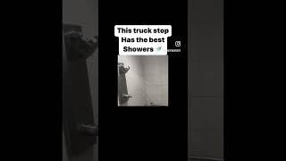 This truck stop has the best showers! #trucking #travel #truckstops