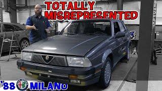 Bought sight unseen '88 Alfa Romeo Milano at auction. CAR WIZARD's customer is NOT happy!