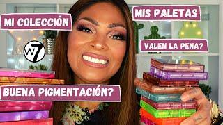 MI COLECCION DE PALETAS W7 | COLECCION DE PALETAS LOWCOST | VALEN LA PENA?