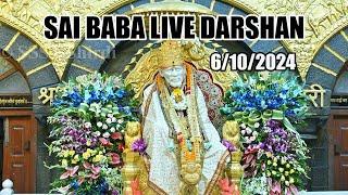 Live Shirdi Sai Baba Temple : 6 October 2024 ToDay Shirdi Live