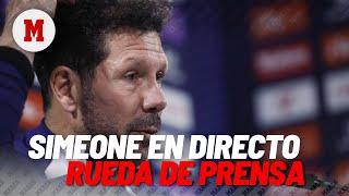 EN DIRECTO I Rueda de prensa de Simeone antes del Alavés-Atlético en vivo