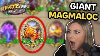 Slysssa's BIGGEST Magmalock EVER! - Hearthstone Battlegrounds