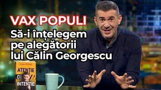 “Călin Georgescu avea oi, cai”. +Calismă! Postul de telefonie TikTik. Nepotul spaniol. Starea Nației