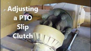 Adjusting a PTO Slip Clutch