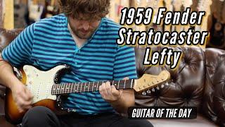 1959 Fender Stratocaster Lefty Sunburst | Guitar of the Day