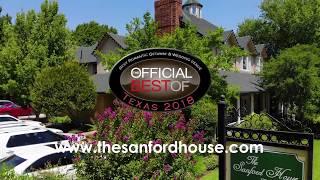 The Sanford House Inn & Spa - Best Romantic Getaway & Wedding Venue - Texas 2018