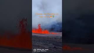 Volcano in Hawaii erupted