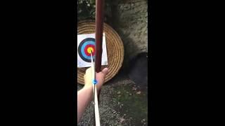 Arrows going left!? String Picture (Longbow Archery)