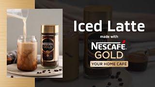 How to Make an Iced Café Latte at Home with NESCAFÉ GOLD