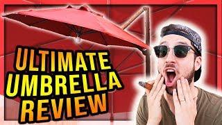 Ultimate Umbrella Review! - Abba Patio Offset Patio Umbrella Review