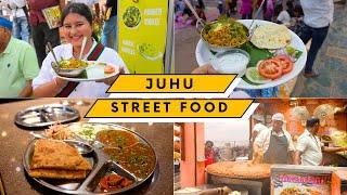Best JUHU Street Food | Juhu Beach, Paranthas, Rolls, Chaat, Falooda & More | 4K