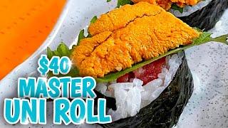 I Tried The $40 Master Uni Sushi Roll