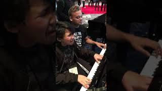 Justin-Lee Schultz and Jesus Molina Jamming at the Namm Show 2020