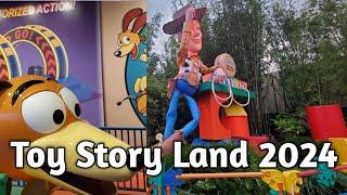 Toy Story Land / Hollywood Studios 2024 with Slinky Dog Dash