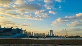 Palm Jumirah ️ WEST CRESCENT  View #palmjumairah #uae #dubai #aindubai #marina #dubaiharbour