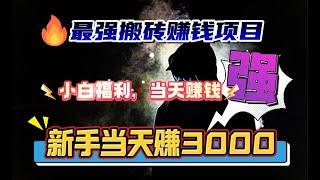 灰产项目|2024年我通过手机灰产项目平台达成了日赚3000的最高成绩