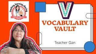 Vocabulary Vault ( Garrulous)