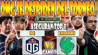 OG VS FALCONS BO3[GAME 3]ELIMINACIÓN - WISPER, 23SAVAGE VS ATF, MALR1NE - BLAST SLAM 1 2024 - DOTA 2