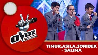 Ovoz Bolalar - JONIBEK | TIMUR | ASILA - SALIMA (DJ PILLIGRIM) @TheVoiceofUzbekistan