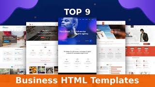 Top 9 Business HTML Templates | Best Business HTML Website Templates | Wpshopmart