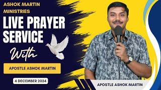 Live Prayer Service with Apostle Ashok Martin || 8 PM ||