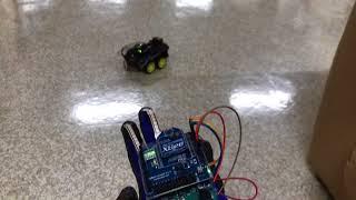 Motion Control Car with flex sensor and Xbee module