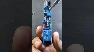 IR Sensor Project | IR Sensor With Relay Module #shorts