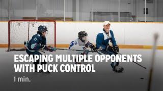 Escaping Multiple Opponents With Puck Control