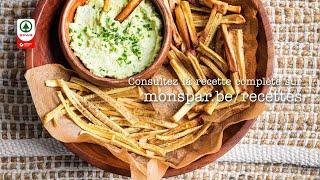 Frites de panais et mayonnaise à l’avocat