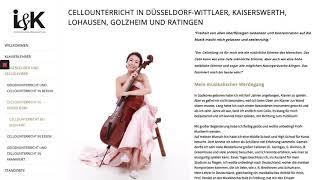 Cellounterricht in Düsseldorf, Cellolehrer Internationale Klavier & Violinschule