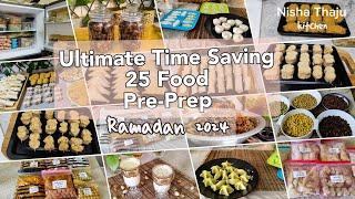 25 Ultimate Time Saving Food Pre-Prep for RAMADAN 2024 - Fridge Organization-Suhoor & Iftaar Recipes