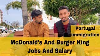 McDonald’s And Burger King Jobs And Salary