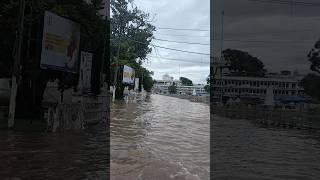 baarish se anandpur sahib mein poora pani bhar gua#heavyrainfall #anandpursahib