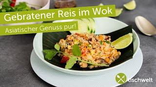 Gebratener Reis mit Räuchertofu und frischem Gemüse – Einfaches Wok-Rezept! | Khao Pad 