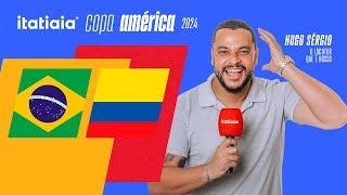 BRASIL X COLÔMBIA AO VIVO NA ITATIAIA | REACT DA COPA AMÉRICA 2024