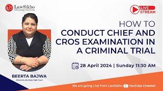 How to conduct chief and cross examination in a criminal trial