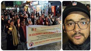 LBA Youth organises Candlelight peace march in solidarity with Buddhist of Bangladesh