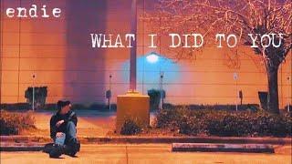 endie - what i did to you (Official Music Video)