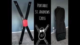 Portable St. Andrews Cross Design by Deviant Flock