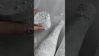 Свадебное шампанское, свечи и коробочка для колец️ Свадебная классика #свадьба2023