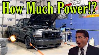 1995 FORD LIGHTNING SUPERCHARGED DYNO RESULTS. How much horsepower does my ford lightning make?